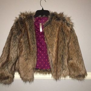 Girls Fancy fur jacket